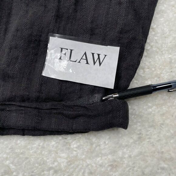 Free People Only Over You Linen Crop Ankle Pant Charcoal Gray - Picture 6 of 13